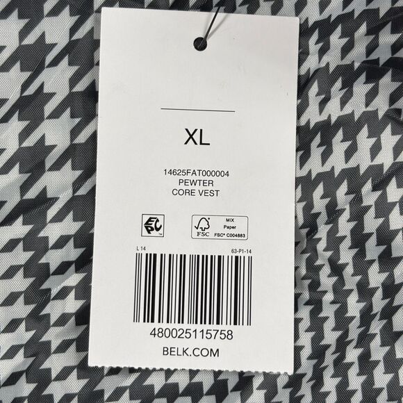 Kim Rogers Women NWT Vest Quilted Puffer Full Zip Pockets Layering New Gray XL - Picture 9 of 9